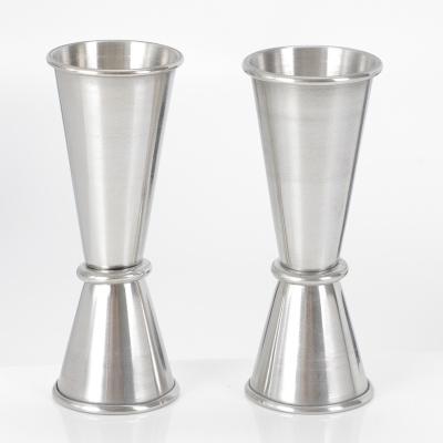 China Modern Custom Japanese Style Stainless Steel Double Side 25/50ml Cocktail Bar Jigger for sale