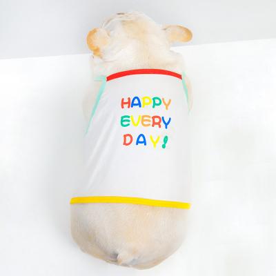 China 2021 Explosive French Bulldog Letter Cute Dress Small Viable Fee For Dog for sale