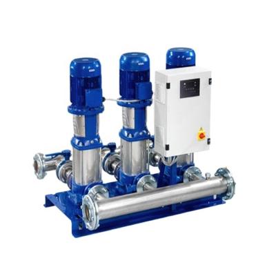 China Twin variable speed constant pressure system  for pumping water from river, durable booster pump set for sale