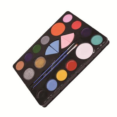 China Face Painting Kits Professional 14 Colors Palette Face Paint Kits for Kids Approved Non Toxic for sale