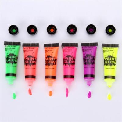 China 10ml/25ml UV Face Paint Black Light Make Up Bodypainting Neon Blacklight & Finger Paints for sale