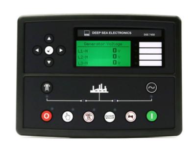 China 7450 control module designed to control DC/Hybrid generators in supplying both a load and/or the charging for sale