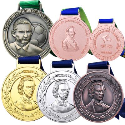 China Europe 3d Piano High Relief Cheap International Portrait Competition Custom Music Medals for sale