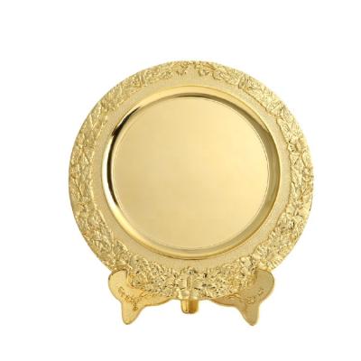 China Europe Commemorative Dish Customization Dish Customization Dish Production Round Dish Engraved Award for sale