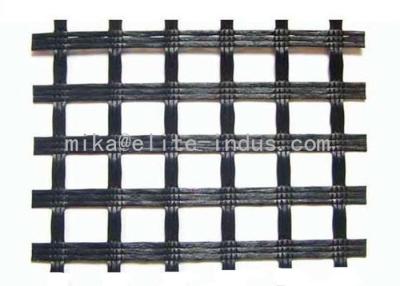 China Asphalt Reinforcement Geogrid , Fiberglass Geogrid For Road Construction for sale