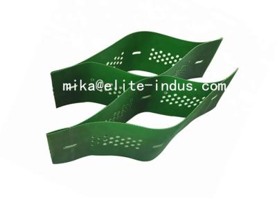 China Smooth Textured Perforated Surface Plastic Geo Geocell Geoweb Black Green Sand Color for sale