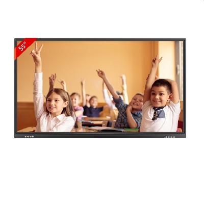 China Wholesale Organize Meeting Record And Share Easily Educational Equipment 55 Inch School Teaching Wide Interactive Digital Board for sale