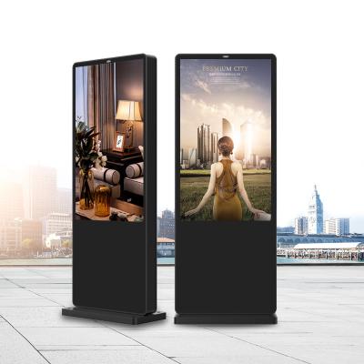 China Outdoor Video Waterproof Dustproof 55 Inch Touchscreen Electronic Kiosk Digital Signage Player Advertisement Equipment for sale