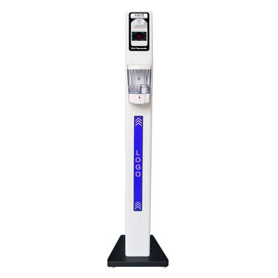 China Factory Price Stand Automatic Hand Sanitizer Dispenser Floor Stand Wrist IR Thermometer for Office Supermarket for sale