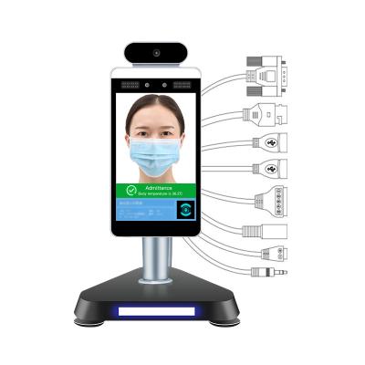 China Factory Direct Face Recognition Thermal Scanner Face Camera Recognition No Metal Stand for sale