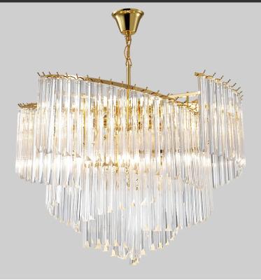 China Contemporary Factory Customized Luxury Indoor Home Living Room Crystal Decorative LED Pendant Lamp Chandelier for sale