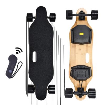 China Adult Deo USA Warehouse 7 Ply Canadian Maple + 1 Layer Bamboo UL Certified 1200W Dual Motors Electric Skateboard Longboard SYL-06 for sale