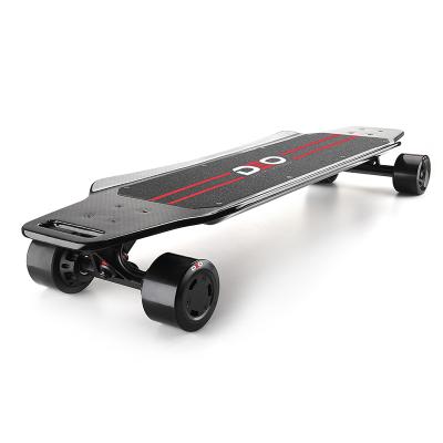 China Best Thinnest Lightest Carbon Fiber Waterproof 3000W Powered 100% Electric Carbon Fiber Skateboard Longboard Kit for sale