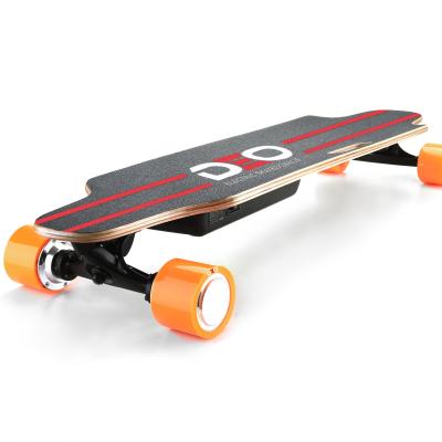 China Maple Board Deo Factory Remote Control Dual Drive Electric Skateboard Replaceable Motor Wheel 800w Powered Longboard For Sale Cheap Price for sale