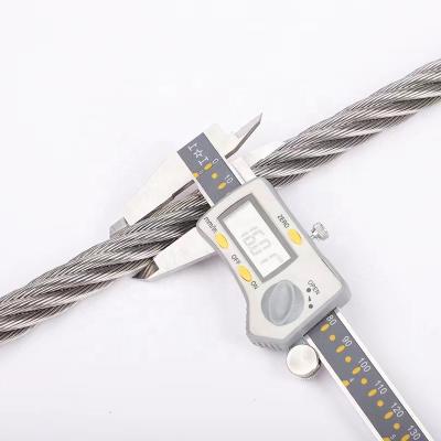 China Good workmanship safe and reliable 7X19 1mm 304 stainless steel wire rope for construction for sale