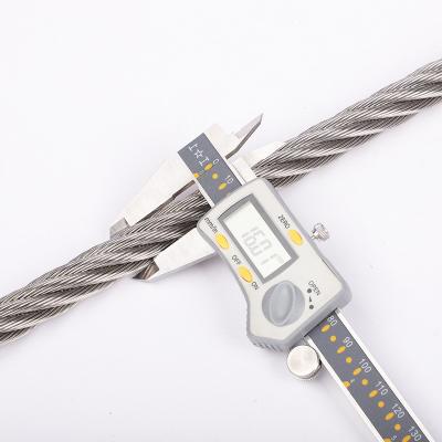 China Steel Wire Easy Cut Flexible Rope Wire Rope 304 316 7x19 Stainless Steel Wire Rope 2mm, 3mm, 4mm, 5mm, 6mm, 8mm, 10mm 12mm for sale