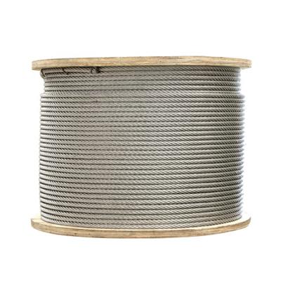 China SS304 7*7 1mm/1.2mm/2.5mm Stainless Steel Cable Netting Hot Selling Wire Rope for sale