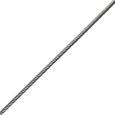 China AiSi Steel Easy Cut 316 304 Fishing Wire Rope 1*7 0.3mm-6mm for sale