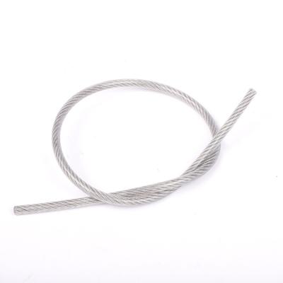 China Competitive Price 1*7 PVC Netting Plastic Coated Stainless Steel 304 316 Cable Wire Rope for sale