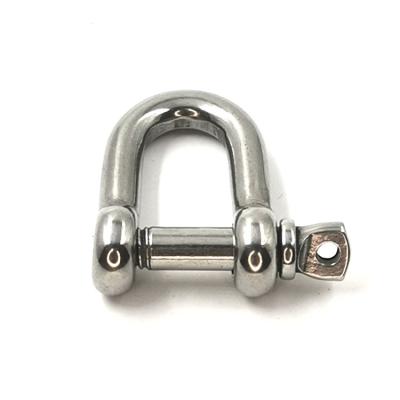 China Heavy Industry Stainless Steel D Shackle Is Suitable For Hot Forged Chain Rope D Shackle for sale