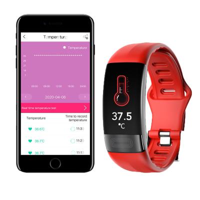 China IP67 Waterproof 2022 New High Quality Wearable Heart Rate Monitor Chest Smart Wear P11 PLUS Devices Fitness Watch Blood Pressure Monitor for sale