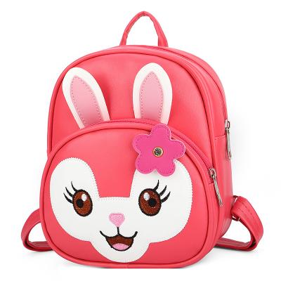 China Cute Children Rabbit Backpack Bagpack Printing Children School Bag Rucksack PU Rabbit Animal Backpack for sale