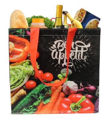 China 2018 custom eco-friendly logo bags eco-friendly reusable grocery foldable shopping bag for sale