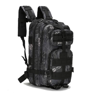 China Fan Anti-theft Explosive Tactical Bag Army ID Sports Mountaineering Bag 30L Oxford Camouflage 3p Outdoor Waterproof Backpack for sale