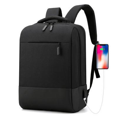 China With 15.6 Computer Bag Simple Fashion USB ID Business Backpack Computer Rucksack Filling Bag for sale