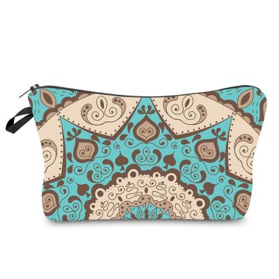 China Fashion identification 2021 summer print pattern cosmetic bag clutch bag female multifunctional travel storage bag for sale