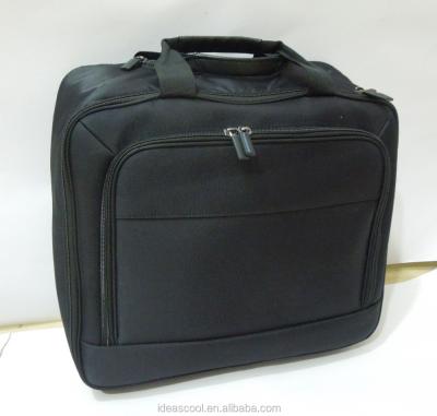 China Lightweight 16 Inch Laptop Trolley Rolled Case Polyester Luggage Trolley Business Case for sale