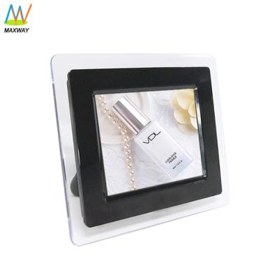 China Clock 8 Inch Advertising Digital Photo View Hd Video Recorder With Acrylic Frame for sale