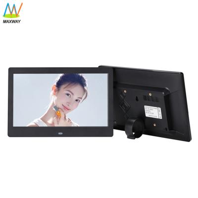 China Clock Vesa Wall Mount Rohs Ce FCC Digital LCD Photo Frame 10 Inch For LCD Advertising for sale