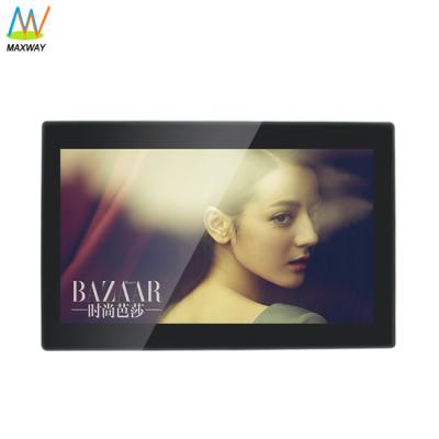 China Clock 14 Inch Hd 1080P Digital Video Photo Frame For Commercial Advertising for sale