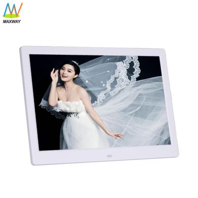 China 14Inch Clock Super Slim Widescreen Digital Photo Frame Manufacturer China for sale