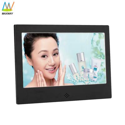 China High Quality 7 Inch Digital Picture Frame Clock Aluminum Case With Photo Video Input for sale