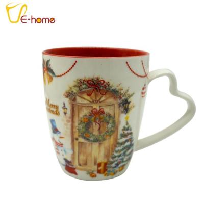 China Unreversed popular welcomed soft color and Christmas design diiner set for sale