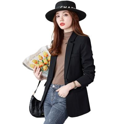 China Anti-Wrinkle Office Formal Women Fashion Blazer Design For Girl for sale