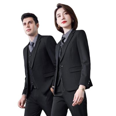 China Hot Selling Anti-Wrinkle Suit Men Suits Official Strong Soft Texture Anti-Wrinkle Sense Breathable Formality Suits for sale