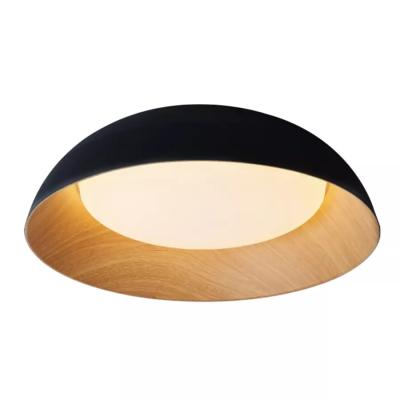 China Surface Mounted Modern Wooden Fashion Living Room Bedrooms Led Ceiling Lamp Decors for sale