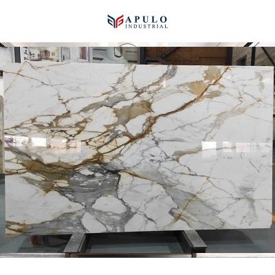 China Bianco Carrara modern high quality irish calacatta marmo arni calacatta oro marble violet gold marble from Parana Italy for sale