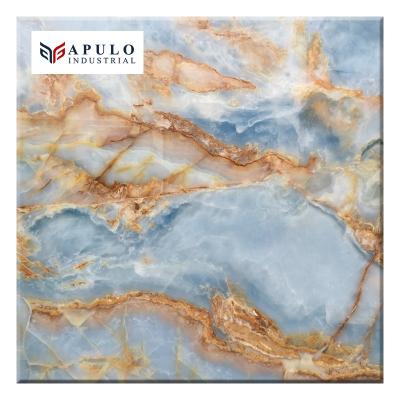 China Custom Modern Luxury Granite Blue Tropical Onyx Lapis Lazuli Forest Green Rain Granite Brazil Factory Blue Marble Stone Slab for sale