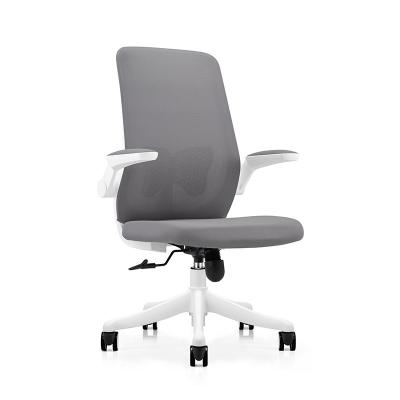 China LEKEN Factory Adjustable Ergonomic Office Furniture Office (Height) Revolving Chair With Armrest for sale