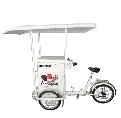 China 108liter waterproof ice water tricycle with ice block for sale