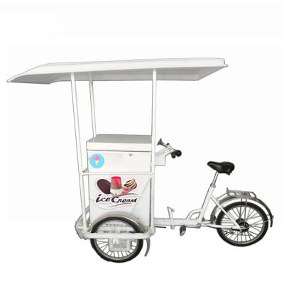 China 98L cargo box cooling popsicle drinks icelolly cart bike ice peck tricycle for sale