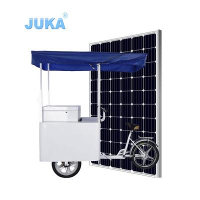 China DC12V24V Solar Cargo Ice Cream Tricycle with Deep Trunk Solar Freezer BD/Because-108 with Cool Box with AC Adapter OEM/ODM for sale