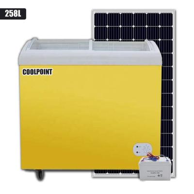 China 268 Liters BDBC-108 Solar Ice Cream Freezer for sale