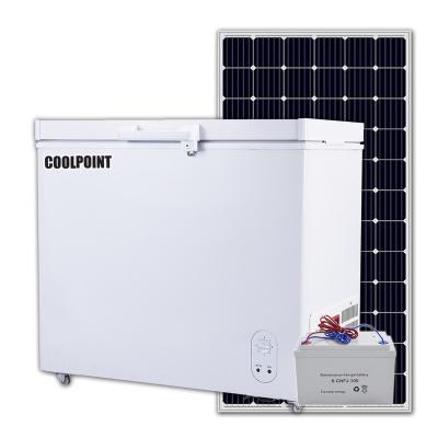 China Outdoor Solar Panel Battery Ice Cream Bike 3 Wheel Ice Cream Tricycle with 208L Solar Freezer for sale