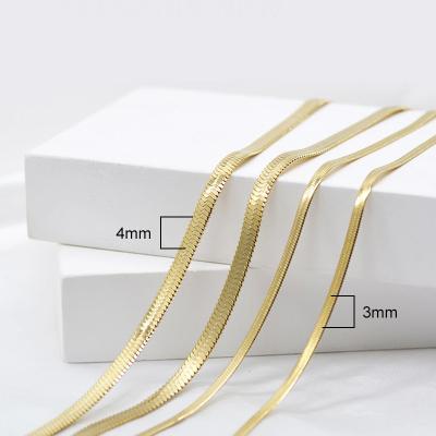 China Punk Stainless Steel Blade Around Snake Chain Necklaces Simple Fashion Sense Necklace Hypoallergenic Non-fading Advanced Wholesale Wholesale for sale