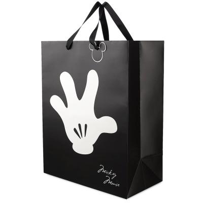 China Recyclable Custom Printed Luxury Shopping Paper Logo Gift Bags for sale